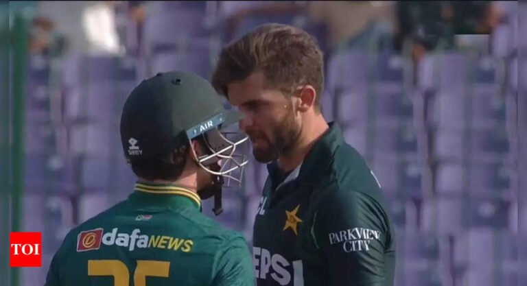 Drama in Karachi! Shaheen Afridi, Matthew Breetzke engage in on-field spat, umpire intervenes | Cricket News