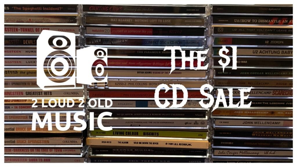 Ep. 44 – The  CD Sale (Springsteen, Mellencamp, U2, Hendrix, Collins & So Much More) – 2 Loud 2 Old Music