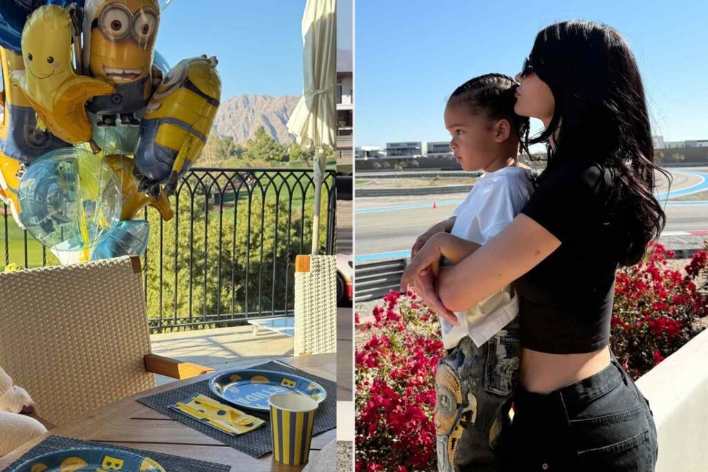 Kylie Jenner Throws Minions Party for Son Aire’s 3rd Birthday