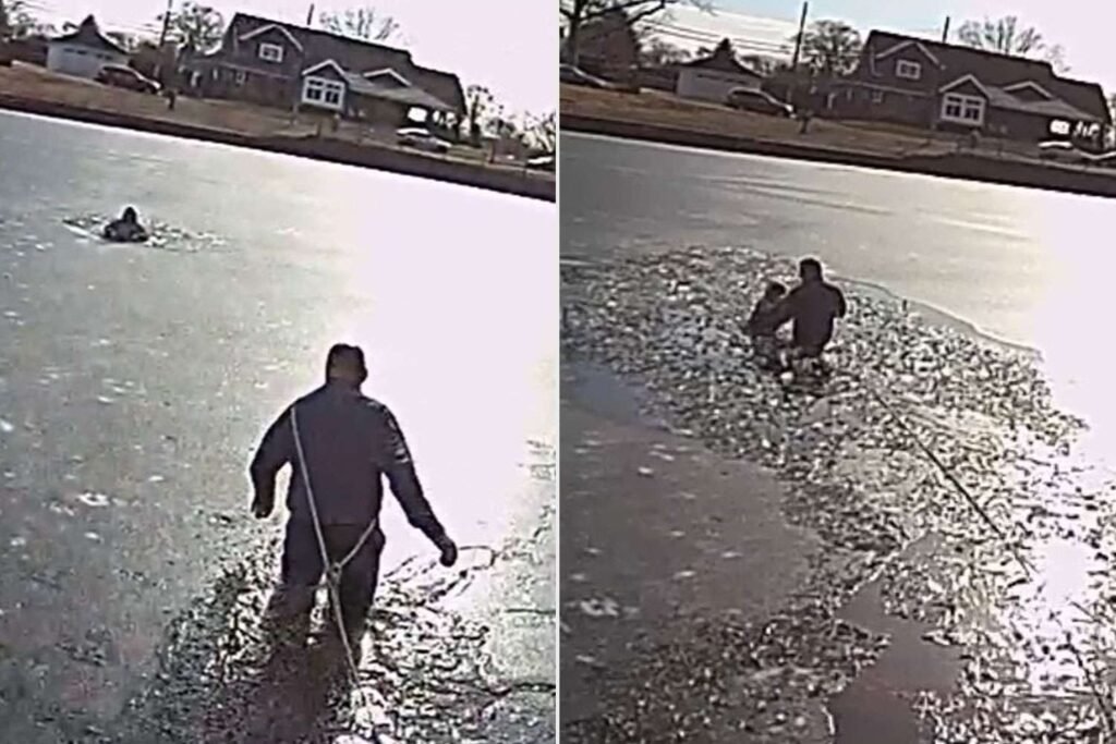 Police Office Hailed a Hero After Pulling 11-Year-Old Boy from Icy Lake