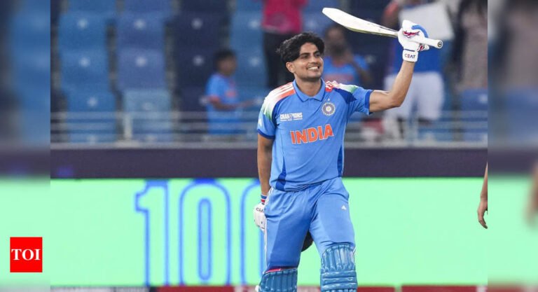 Shubman Gill takes 60 fewer innings than Sachin Tendulkar to become the fastest Indian to eight ODI hundreds | Cricket News