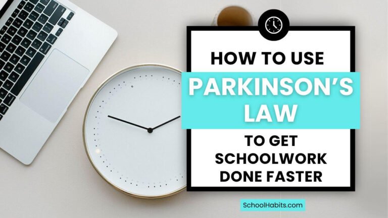 How to Use Parkinson’s Law to Get Schoolwork Done Faster