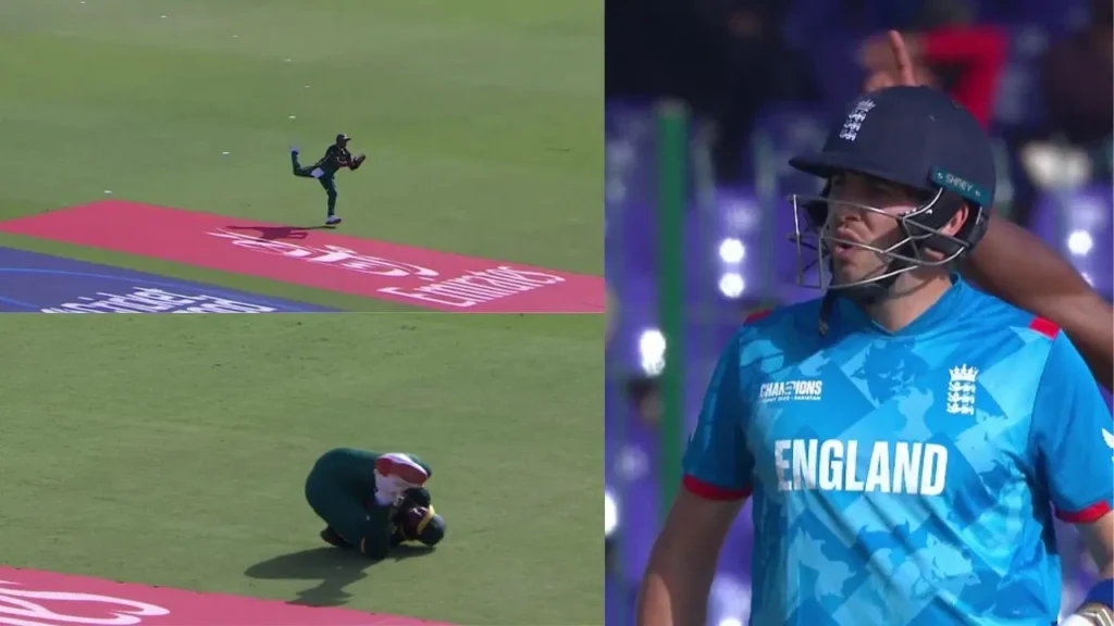 Lungi Ngidi grabs one-handed blinder to stun Jamie Overton in CT 2025