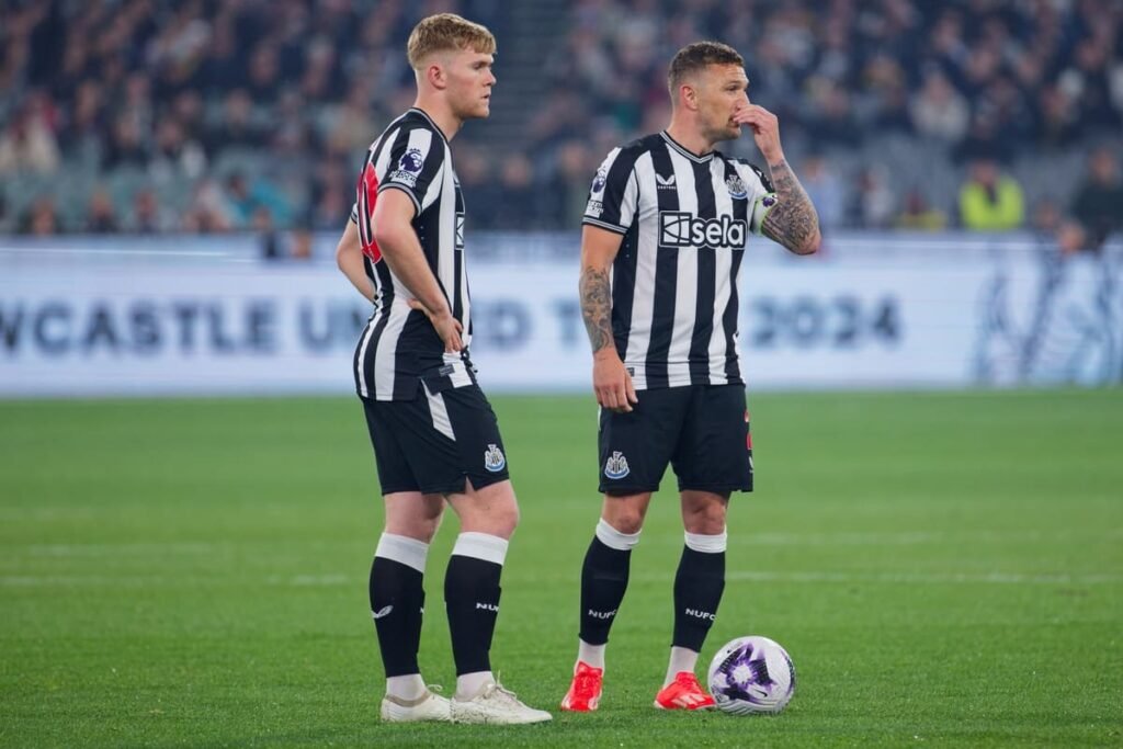 Newcastle United left-back Lewis Hall ruled out for the season Newcastle United left-back Lewis Hall ruled out for the season