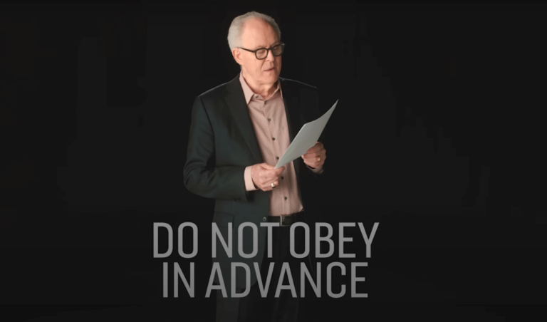 Actor John Lithgow Reads 20 Lessons on Tyranny, Penned by Historian Timothy Snyder Actor John Lithgow Reads 20 Lessons on Tyranny, Penned by Historian Timothy Snyder