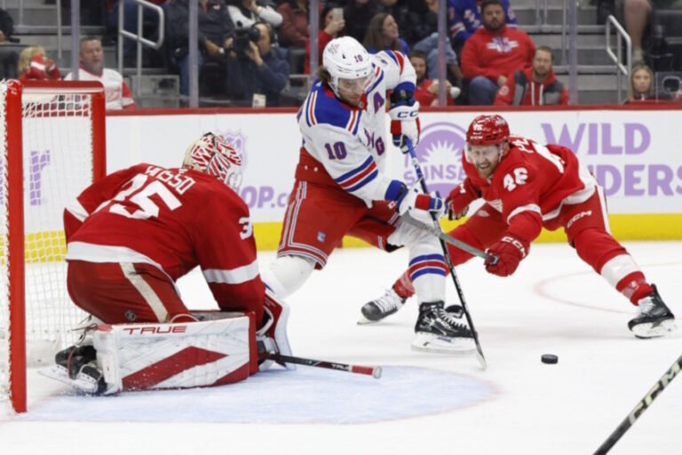 Detroit Red Wings and New York Rangers