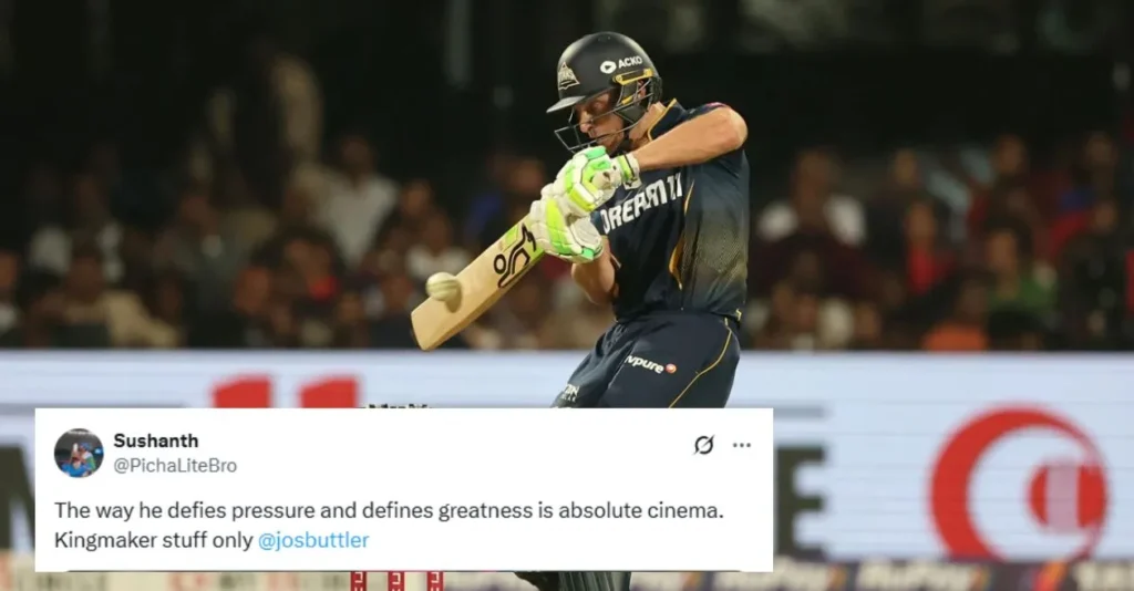 Fans go gaga as Jos Buttler takes GT home against RCB in IPL 2025 Fans go gaga as Jos Buttler takes GT home against RCB in IPL 2025