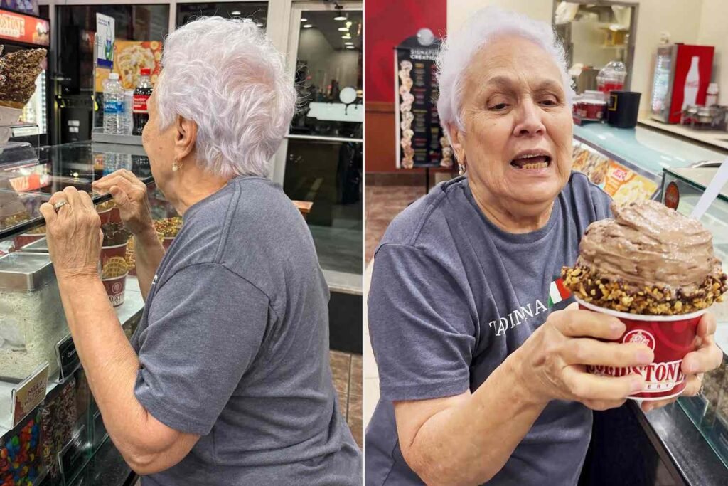 Grandma Goes Viral Eating Chocolate Ice Cream After Lent (Exclusive)