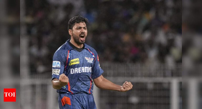 IPL 2025: Avesh Khan rips victory out of Rajsthan Royals’ mouth with ice-cool last over