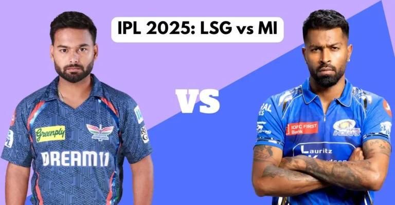 LSG vs MI, IPL 2025: Match Prediction, Dream11 Team, Fantasy Cricket Tips and Pitch Report | Lucknow Super Giants vs Mumbai Indians