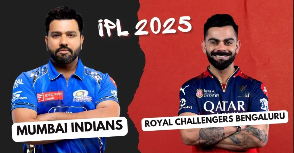 MI vs RCB, IPL 2025: Match Prediction, Dream11 Team, Fantasy Cricket Tips and Pitch Report | Mumbai Indians vs Royal Challengers Bengaluru MI vs RCB, IPL 2025: Match Prediction, Dream11 Team, Fantasy Cricket Tips and Pitch Report | Mumbai Indians vs Royal Challengers Bengaluru