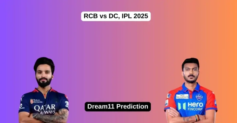 RCB vs DC, IPL 2025: Match Prediction, Dream11 Team, Fantasy Cricket Tips and Pitch Report | Royal Challengers Bengaluru vs Delhi Capitals RCB vs DC, IPL 2025: Match Prediction, Dream11 Team, Fantasy Cricket Tips and Pitch Report | Royal Challengers Bengaluru vs Delhi Capitals