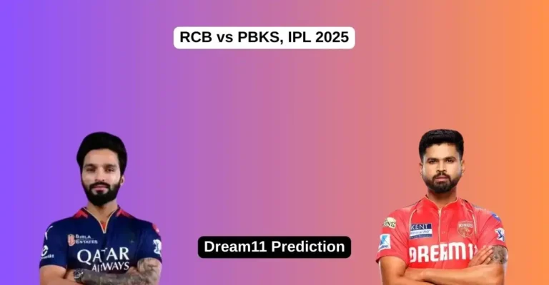 RCB vs PBKS, IPL 2025: Match Prediction, Dream11 Team, Fantasy Cricket Tips and Pitch Report | Royal Challengers Bengaluru vs Punjab Kings