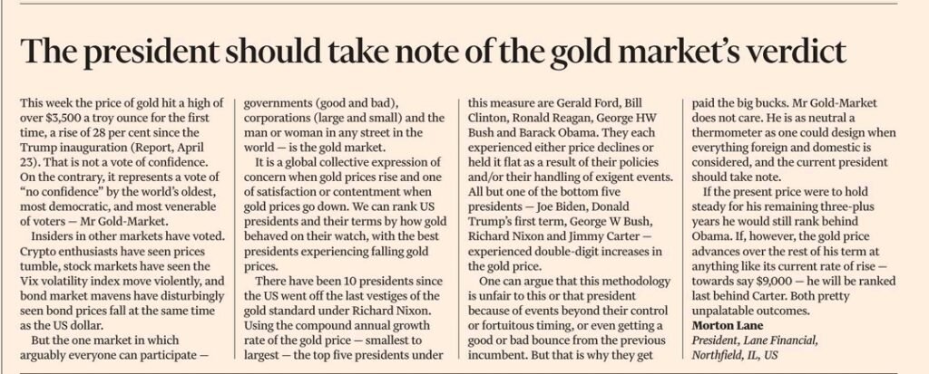 The Vote of Mr Gold The Vote of Mr Gold