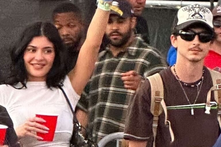 Timothée Chalamet and Kylie Jenner Cozy Up at Coachella 2025