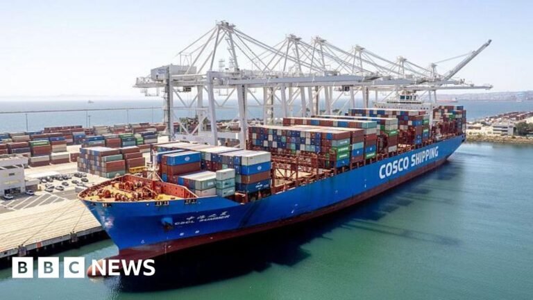 US lays out plans to hit Chinese ships with port fees