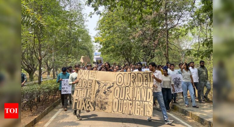 University of Hyderabad’s students call off indefinite protest after SC orders stay on developing land parcel