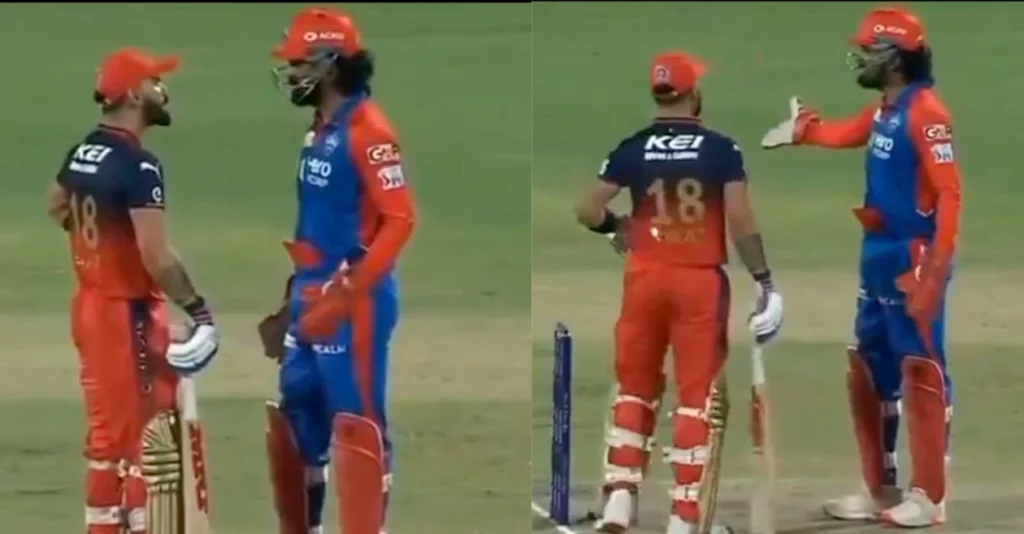 WATCH: Virat Kohli and KL Rahul involve in heated exchange during DC vs RCB clash in IPL 2025 WATCH: Virat Kohli and KL Rahul involve in heated exchange during DC vs RCB clash in IPL 2025