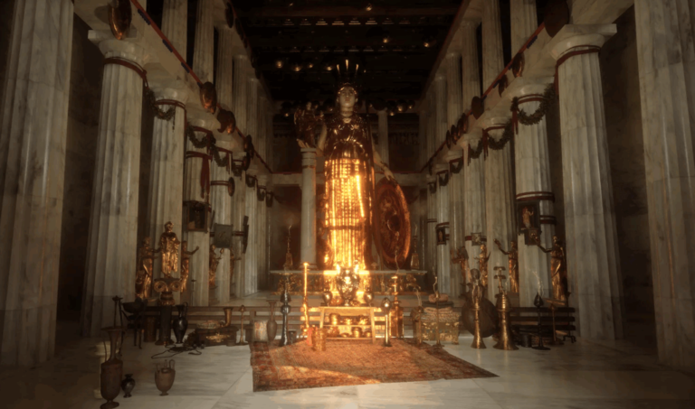 A 3D Model Reveals What the Parthenon and Its Interior Looked Like 2,500 Years Ago A 3D Model Reveals What the Parthenon and Its Interior Looked Like 2,500 Years Ago