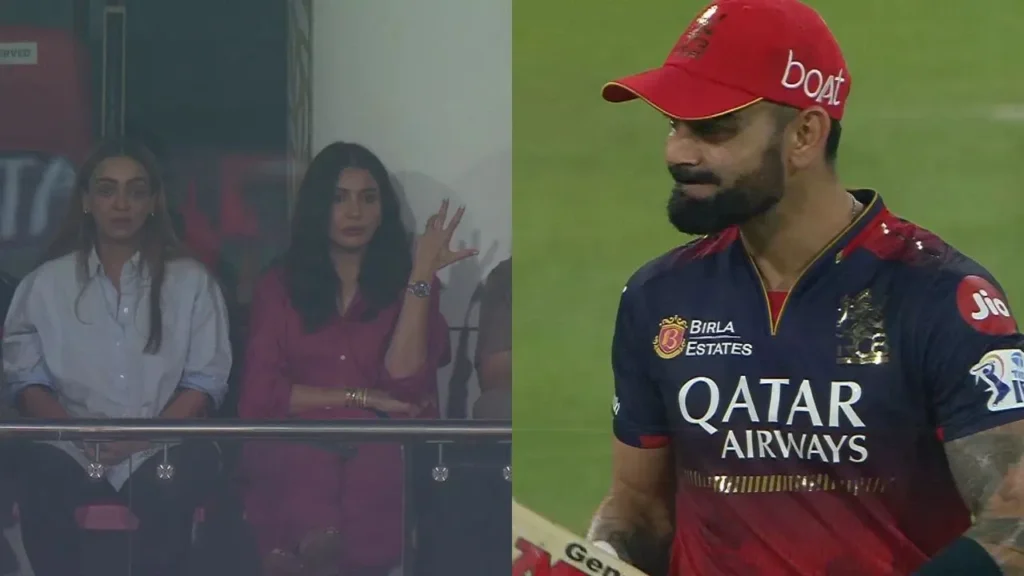 Anushka Sharma In Utter Disbelief After Harsh Dubey Dismisses Virat Kohli