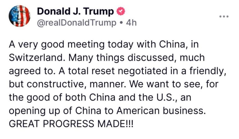 China Bends the Knee to Trump: Bitcoin Price Breaks 4K as Geopolitical Shifts Boost Market China Bends the Knee to Trump: Bitcoin Price Breaks 4K as Geopolitical Shifts Boost Market