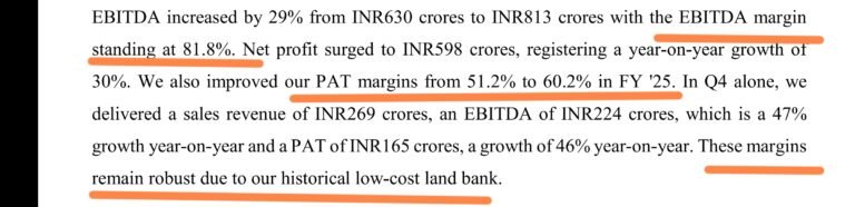 Ganesh Housing : God Level Margins