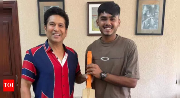 ‘Play your game, be yourself’: Ayush Mhatre reveals Sachin Tendulkar’s advice during dream meeting | Cricket News ‘Play your game, be yourself’: Ayush Mhatre reveals Sachin Tendulkar’s advice during dream meeting | Cricket News