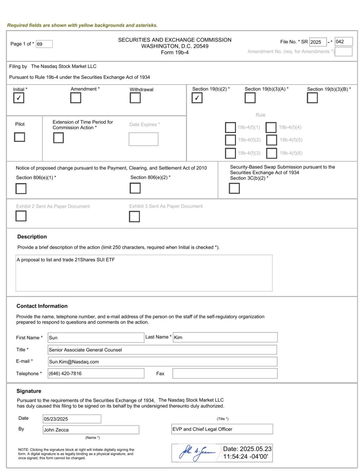 SUI Price Action Unveiled: 21Shares files for SUI ETF SUI Price Action Unveiled: 21Shares files for SUI ETF