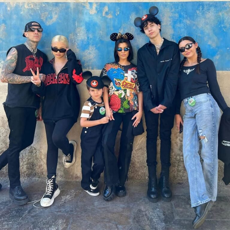 See Kourtney Kardashian’s Photos of Travis Barker & Kids for Her Birthday See Kourtney Kardashian’s Photos of Travis Barker & Kids for Her Birthday