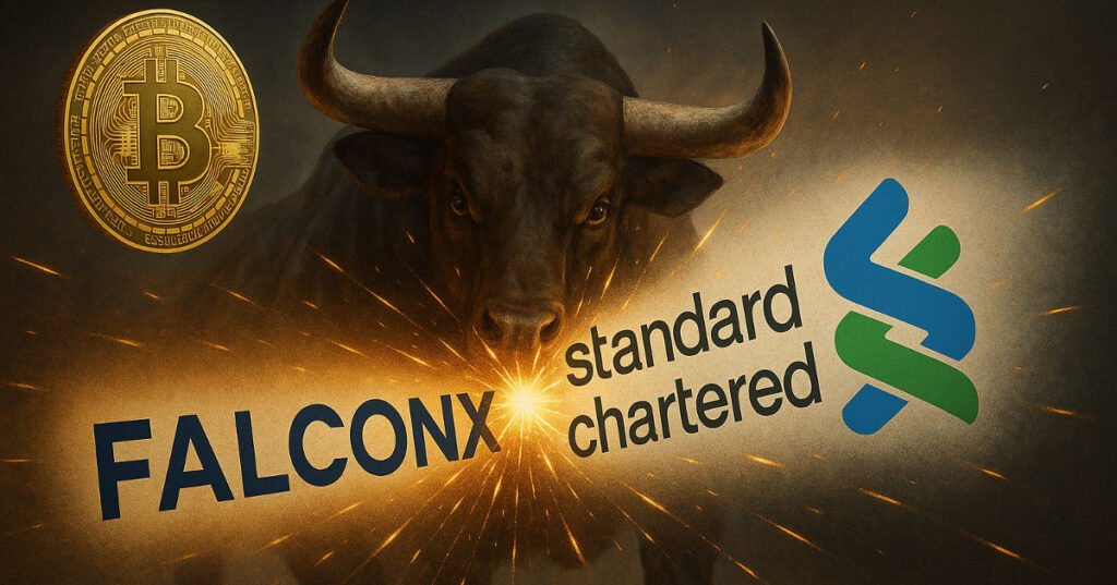 Standard Chartered Bank Signs Partnership With Digital Asset Broker FalconX Standard Chartered Bank Signs Partnership With Digital Asset Broker FalconX