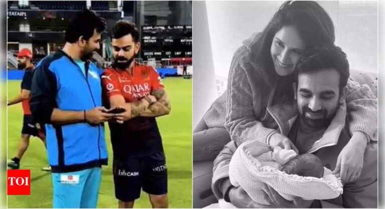 Virat Kohli looks at Zaheer Khan and Sagarika Ghagte’s newborn son Fatehsinh’s pictures, tells Zaheer: ‘His eyes are just like you’ | Hindi Movie News Virat Kohli looks at Zaheer Khan and Sagarika Ghagte’s newborn son Fatehsinh’s pictures, tells Zaheer: ‘His eyes are just like you’ | Hindi Movie News