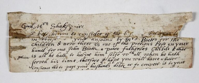 Was William Shakespeare’s Marriage Closer—and Less Estranged—Than We Thought?: A 17th-Century Letter Changes What We Know About the Bard’s Life.