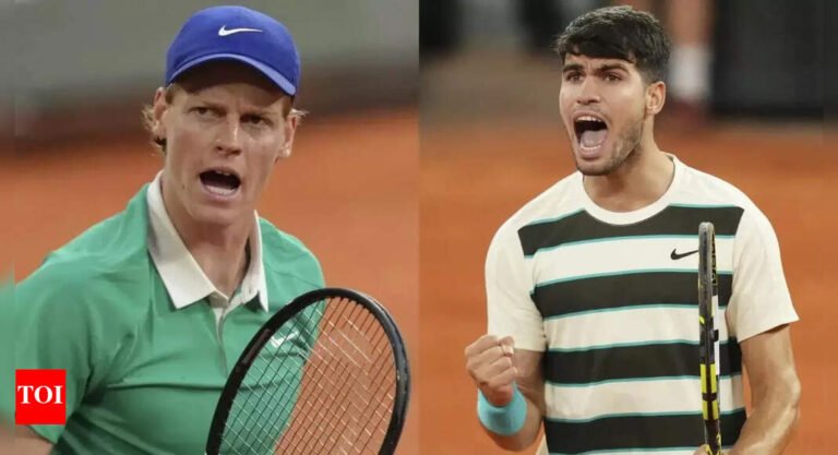 Alcaraz vs Sinner, French Open Final 2025 Live Score: Carlos Alcaraz bids to defend his Roland Garros title against Jannik Sinner