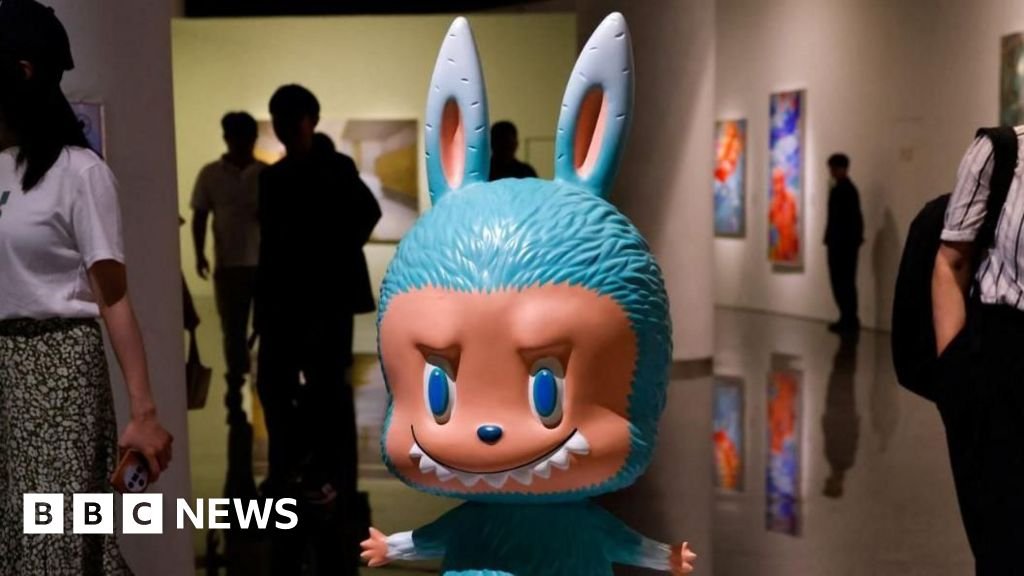 Human-sized Labubu doll sells for more than 0,000 Human-sized Labubu doll sells for more than 0,000