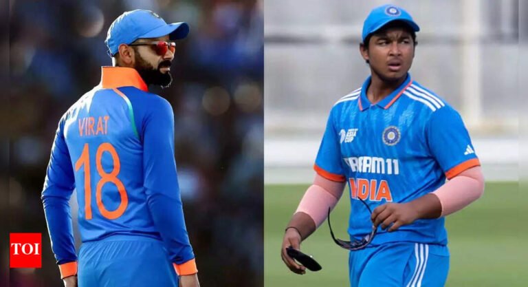 IND U19 vs ENG U19: Vaibhav Suryavanshi wears no. 18 jersey, sparks Virat Kohli comparisons; photo goes viral | Cricket News