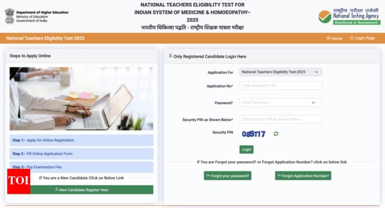 NTET 2025 registration begins at exams.nta.ac.in: Apply online by this date, check direct link here NTET 2025 registration begins at exams.nta.ac.in: Apply online by this date, check direct link here