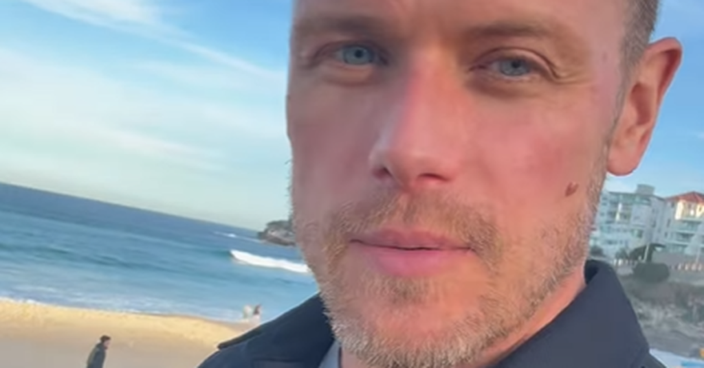 Sam Heughan in Australia: Outlander star astonished by our winter compared to Scotland’s as he visits Bondi beach
