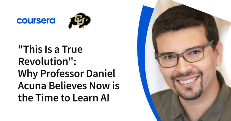 “This Is a True Revolution”: Why Professor Daniel Acuna Believes Now is the Time to Learn AI