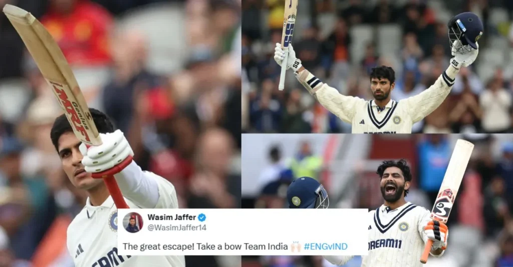 ENG vs IND: Fans go gaga as Shubman Gill, Ravindra Jadeja and Washington Sundar’s tons secure a draw for India in Manchester ENG vs IND: Fans go gaga as Shubman Gill, Ravindra Jadeja and Washington Sundar’s tons secure a draw for India in Manchester