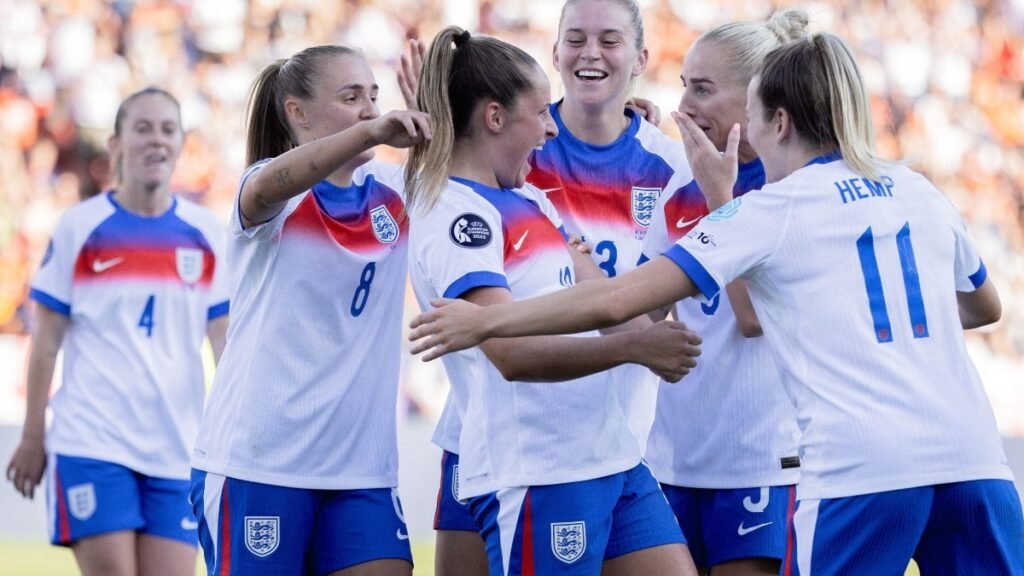 England 4-0 Netherlands – Report, result and goals as Lionesses keep Euro 2025 hopes alive