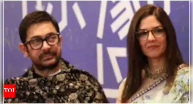 ‘Sitaare Zameen Par’: Aamir Khan’s girlfriend Gauri Spratt draws attention at event | ‘Sitaare Zameen Par’: Aamir Khan’s girlfriend Gauri Spratt draws attention at event |