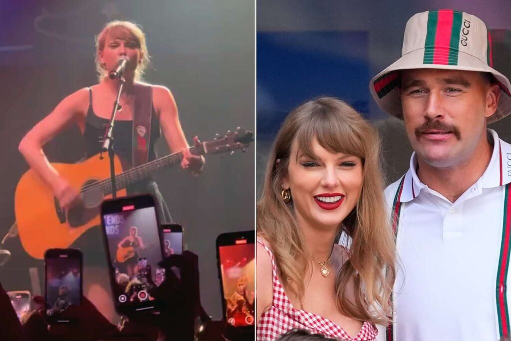Travis Kelce Praises Taylor Swift Over Her Surprise Performance in Nashville