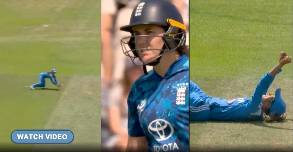 WATCH: Jemimah Rodrigues pulls off a blinder to dismiss Nat Sciver-Brunt in ENG-W vs IND-W 1st ODI