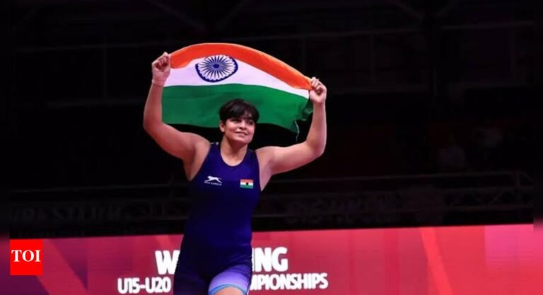 17-year-old Kajal clinches 72kg gold at U20 World Championships | More sports News 17-year-old Kajal clinches 72kg gold at U20 World Championships | More sports News