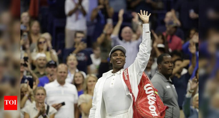 At 45, tennis legend Venus Williams holds back tears, discusses future plans after early US Open exit – Watch | Tennis News At 45, tennis legend Venus Williams holds back tears, discusses future plans after early US Open exit – Watch | Tennis News
