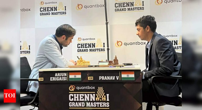 Chennai Grand Masters 2025: Vincent Keymer remains tournament leader; Arjun Erigaisi one point behind | Chess News