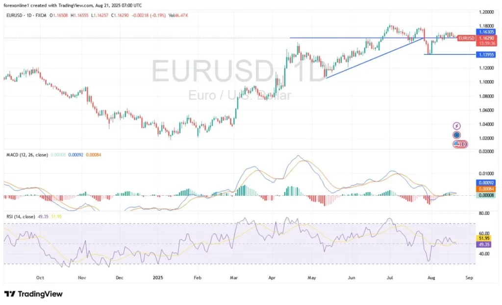 EUR/USD Analysis 21/08: Key Economic Readings (Chart)