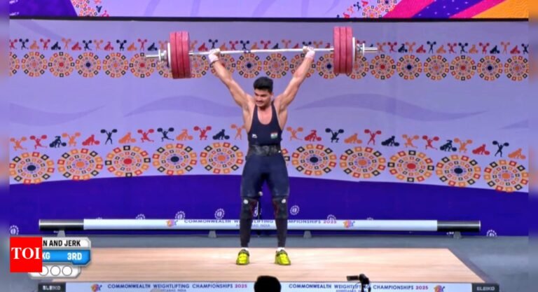Indian weightlifters bag seven medals, set new records at Commonwealth Championships 2025 | More sports News Indian weightlifters bag seven medals, set new records at Commonwealth Championships 2025 | More sports News