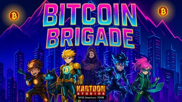 Kartoon Studios Launches “BITCOIN BRIGADE: Adventures In Satoshi City”