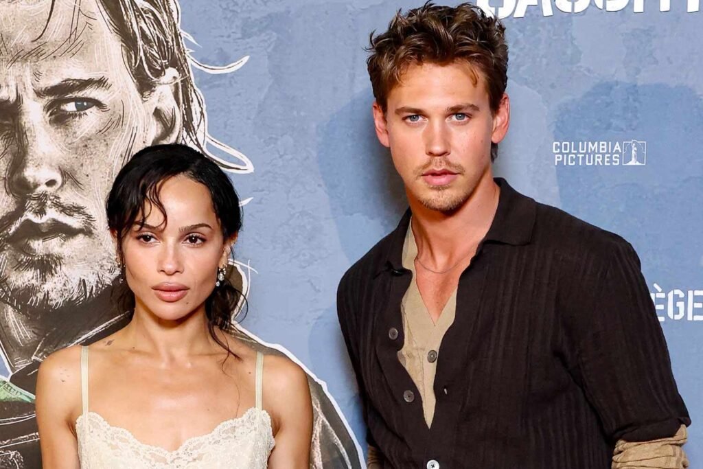 Zoë Kravitz and Austin Butler Hung Out at Paris Bar After ‘Caught Stealing’ Premiere